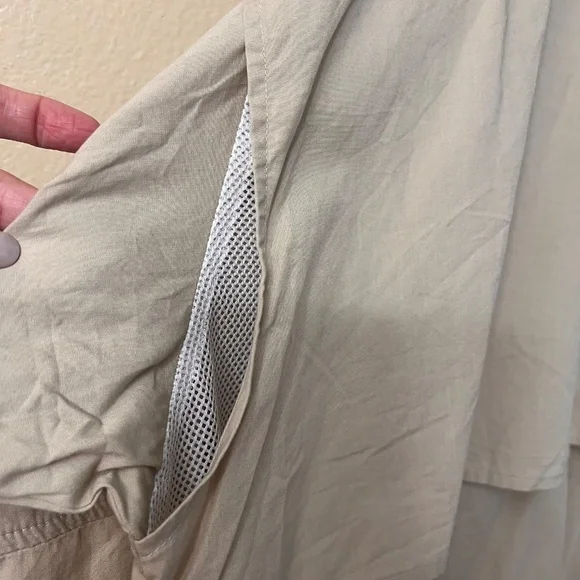 Columbia Men's PFG Sportswear Khaki Button Down Shirt Fishing Lightweight Sz 2XL - Picture 7 of 11